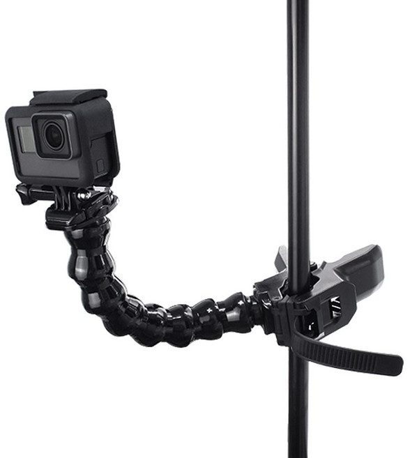 EA DJI 오즈모 액션 4 호환 액션캠 집게 자바라 거치대, 1개