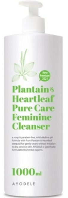 아요델 뉴 프리미엄 질경초 여성청결제 1000ml, 1개, 1L