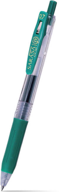 사라사 클립 중성펜 0.7mm JJB15 10개입, 1세트, 그린