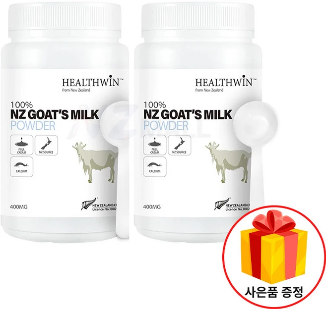 헬스윈 산양유 파우더, 400g, 2개 - 쿠팡