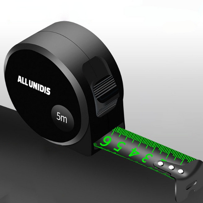 올유니딧 고급형 오차없는 고정밀 언브로큰 형광 줄자 UB-05RX 5m, 1개