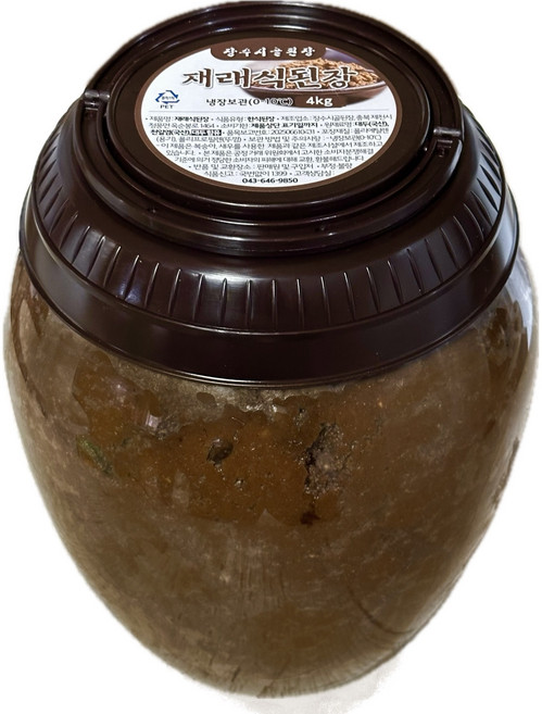 국산 장수시골된장 재래식 된장, 4kg, 1개