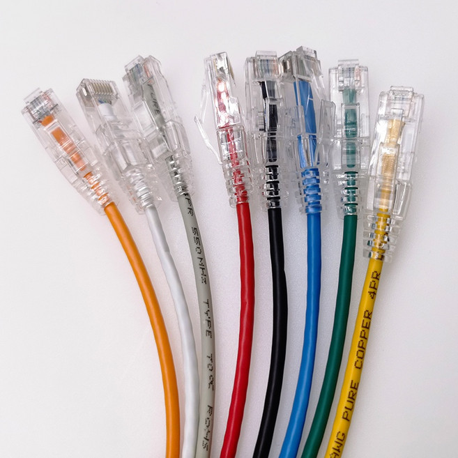 CAT6A極細高速網路線28AWG/機房網路跳線/福祿克認證FLUKE DTX1800, 藍色, 1個, 2m