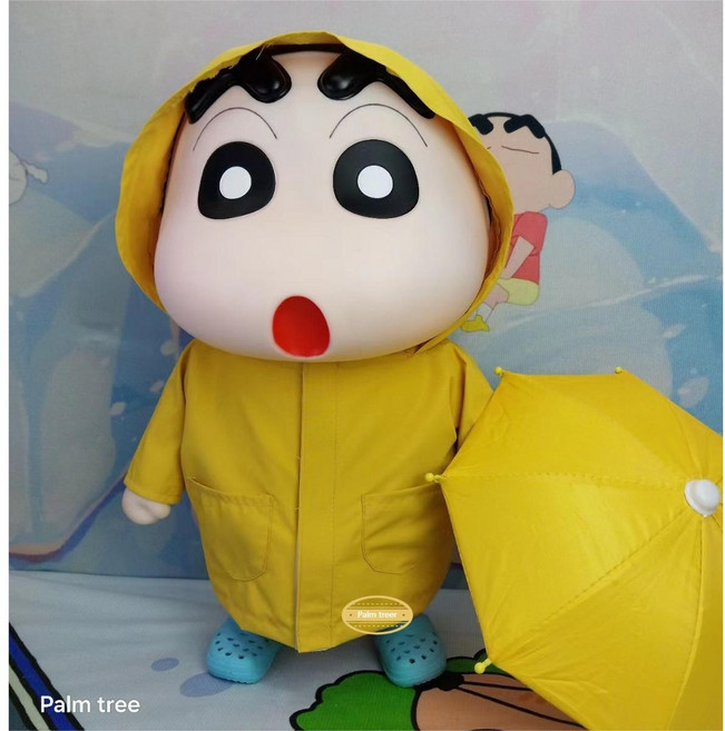 FATTYS 비옷짱구+흰둥이피규어 40cm, 비옷짱구, 컬러 박스