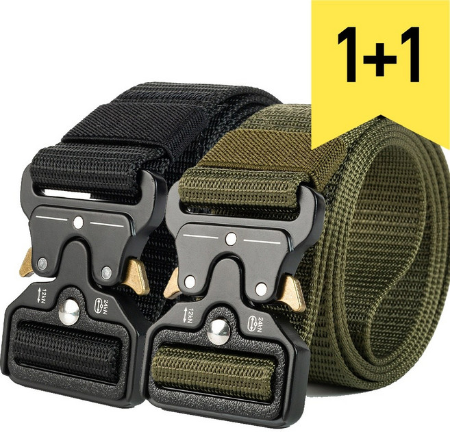 나일론 자동 끈 벨트 2개 실외 작업복 전술 벨트