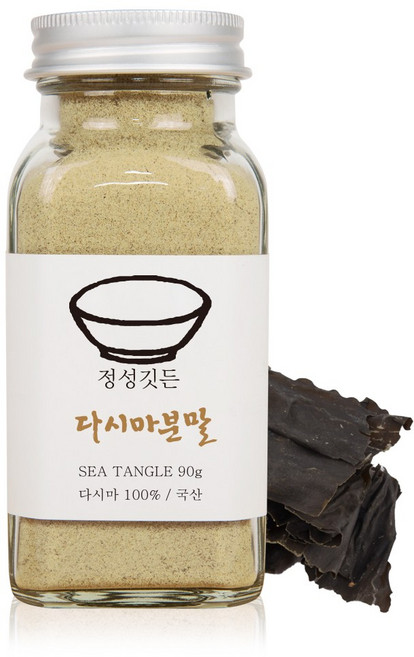 정성깃든 국산100% 원물 그대로 천연조미료 가루 분말 멸치 표고 보리새우 다시마 홍합 황태 홍새우 8종 택1, 80g, 1개, 4 다시마분말 80g, 기본 (선물포장X)