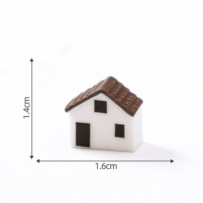 微景小舖 微景觀小房子 DIY生態瓶造景模型, 1個, 4號 房子