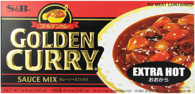 S&B 골든 카레 소스 믹스 아주 매운맛 237.7g S&B 골든 카레 소스 믹스 아주 매운맛 237.7g, 1개