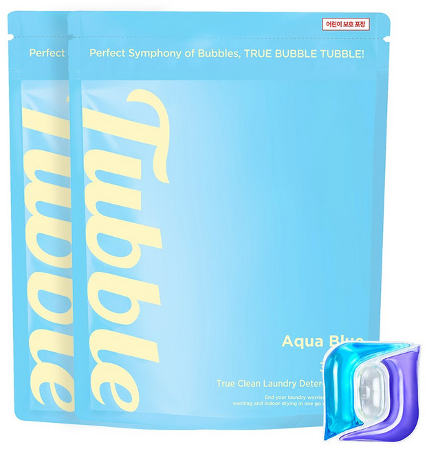 터블 트루클린 캡슐세제 아쿠아블루, 2개, 35개입