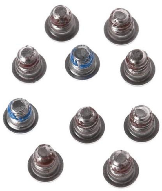 10pcs 노트북 뒷면 커버 MacBook Pro Retina A1398 A1425 A1502 용 작은 나사, 한개옵션0, 한개옵션0