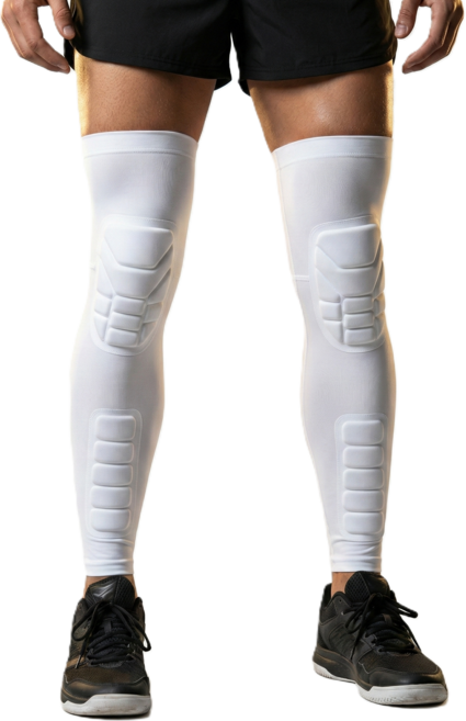 타이트엔드 DNS 쿠션 다리토시 보호대 좌우세트, 1세트, 화이트