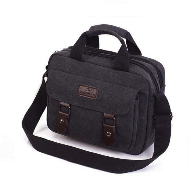 ANYOU 남녀공용 캔버스 서류가방 통근 캐주얼 크로스백