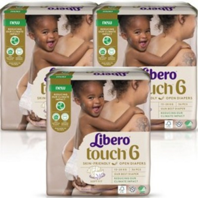 리베로 터치 밴드형 기저귀 6단계(13~20kg), 6단계, 36매