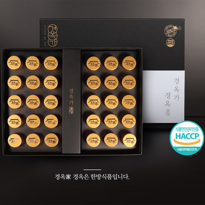 [식약처 HACCP] 경옥가 경옥 4g 30환 선물용 포장, 120g, 1개