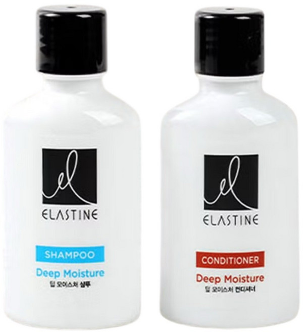엘라스틴 모이스춰 샴푸 린스 미니세트, 1세트