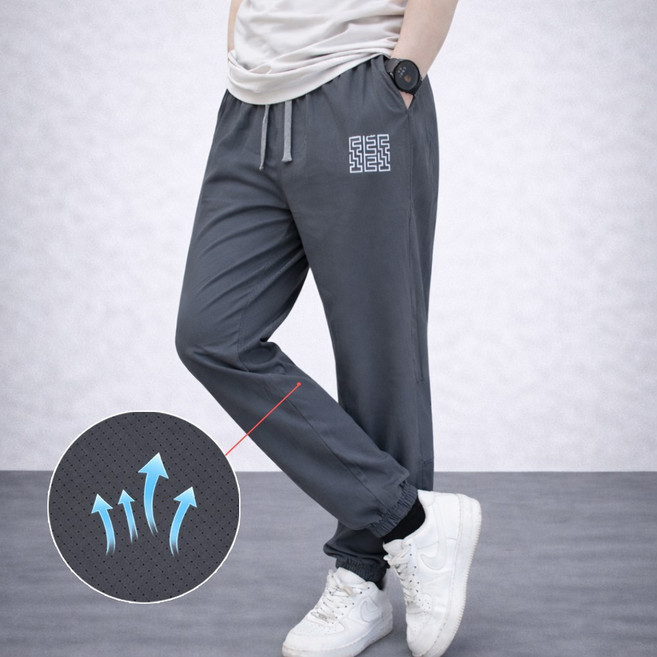 VEGA 시원한 여름바지 와이드핏 냉감 아이스 쿨링바지 통기성