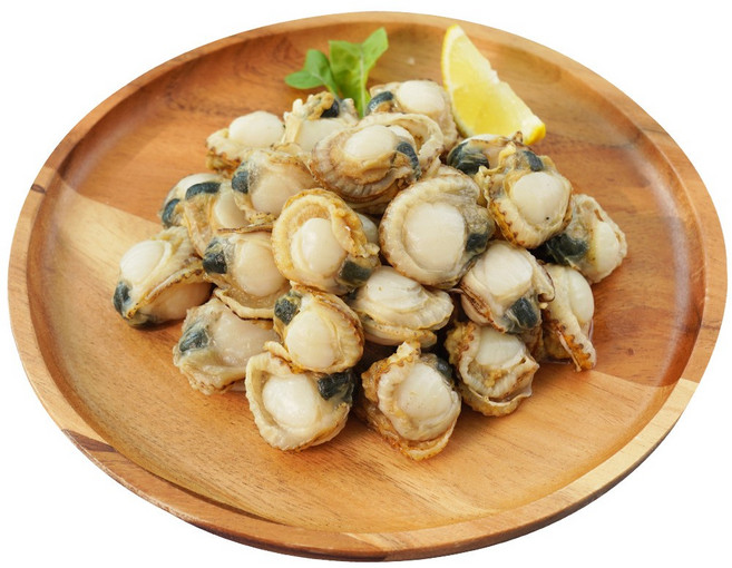 이룸찬 국내산 고성 급냉 자숙가리비살 손질가리비 홍가리비, 1개, 1kg