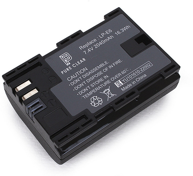 캐논 LP-E6 LP-E6N 호환 배터리 EOS 90D 80D 70D 60D 7D 6D, 퓨어클리어 캐논 LP-E6 LP-E6N 호환 배터리