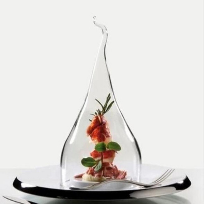 투명 유리 케이크 빵 스모키 푸드 스낵 과일 그릇 커버 신선 뚜껑, 03 S