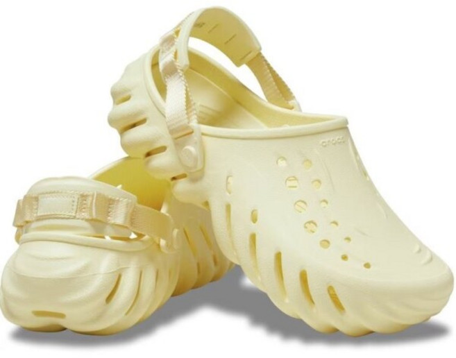 [크록스] 남여공용 에코 클로그 / 207937-76O 버터크림 / 가벼운 발편한 푹신한 물놀이 캠핑 아웃도어 슬리퍼 샌들