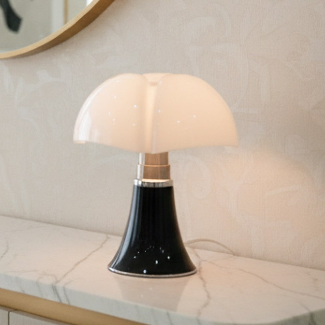 미니 루체 포터블 터치 무드등 (밝기조절/C타입/무선), 블랙