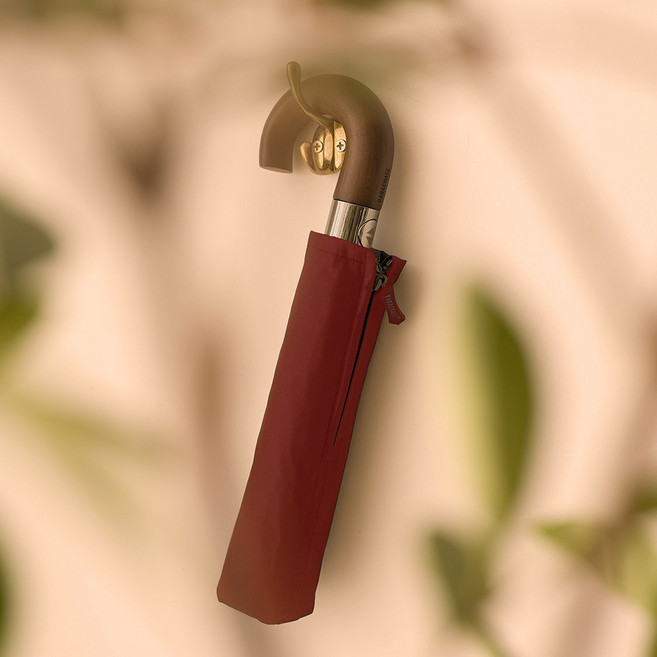 파라체이스 우드그립 전자동 3단 우양산 곡자형