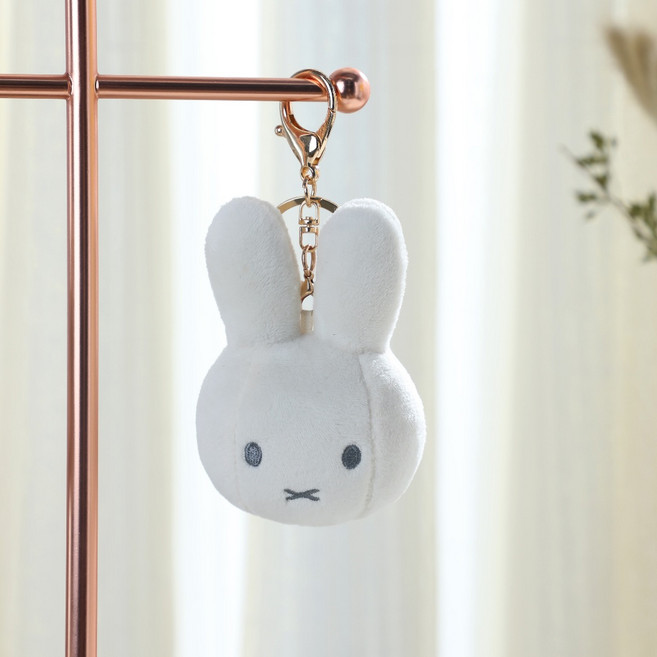 MIFFY 米飛兔造型吊飾 鑰匙圈 包包掛飾 絨毛與織紋材質 多款顏色 高約10公分