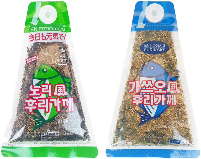 이엔푸드 후리가께 2종 혼합, 6개, 50g