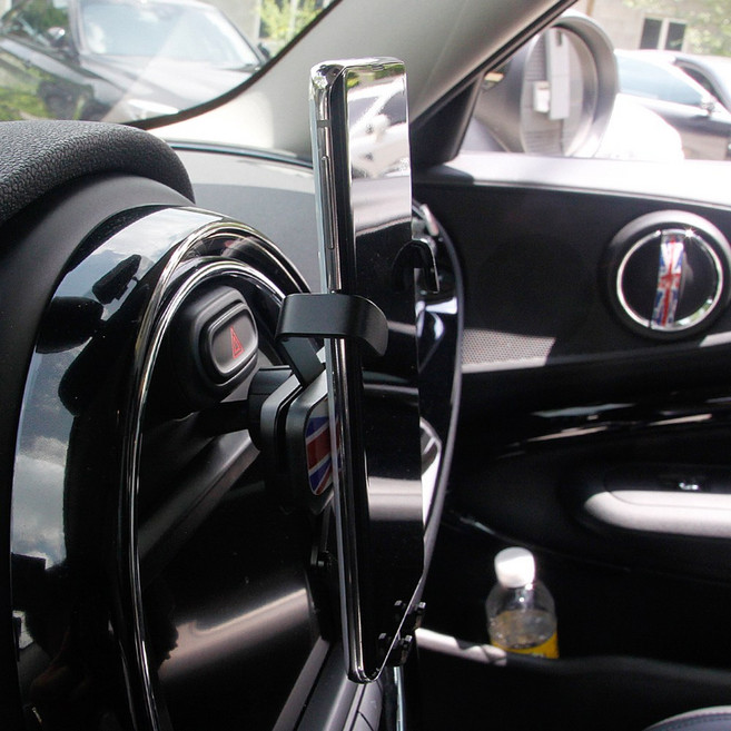 미니 컨트리맨 3세대 스마트폰 거치대 F55 F57 F60 호환 용품, 유니온잭, 1개