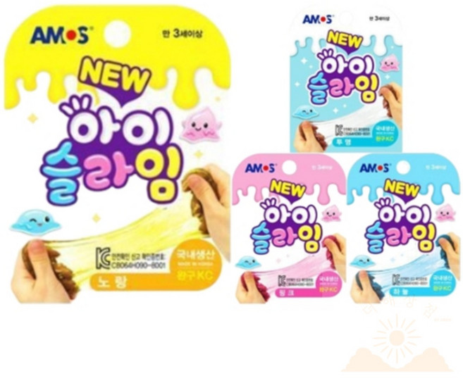 70g 노랑색 안전한슬라임 슬라임놀이 슬라임파는곳 액괴슬라임