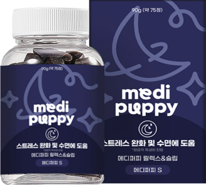 메디퍼피 S 리포좀 츄어블 영양제 릴렉스&슬립 리포좀 스트레스 완화 및 수면 도움 반려견 안정, 1개, 스트레스완화/안정/집중력관리, 90g