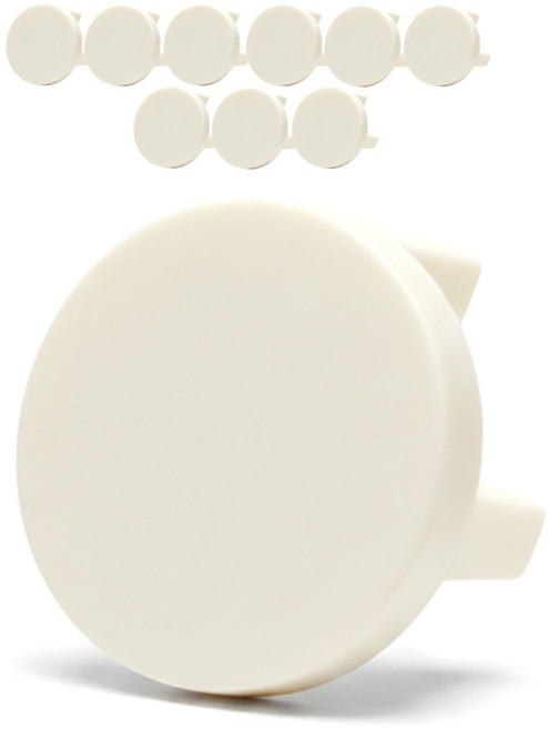 다이써생활 프리미엄 콘센트 안전 커버 아기 전기 보호캡, 01.크림, 10개