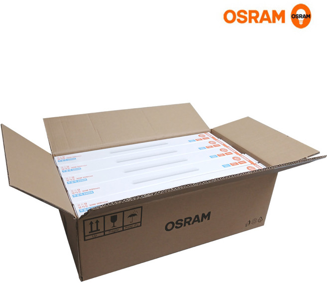 오스람 LED 일자등기구 30W 주광색(하얀빛) 1BOX(20개)