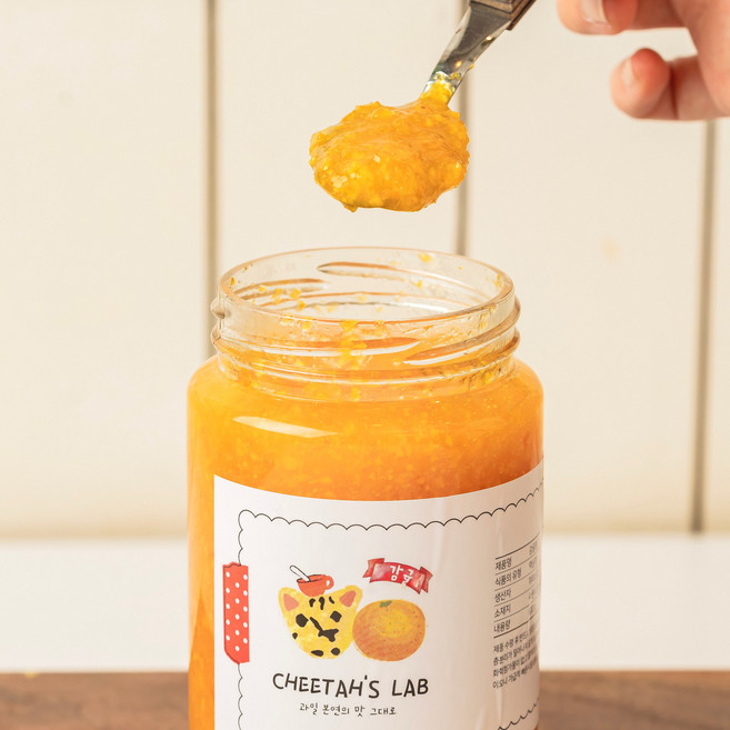 [원더풀치타] 수제 과일청 선물 답례품 명절 감귤청 600g, 1개, 1개입