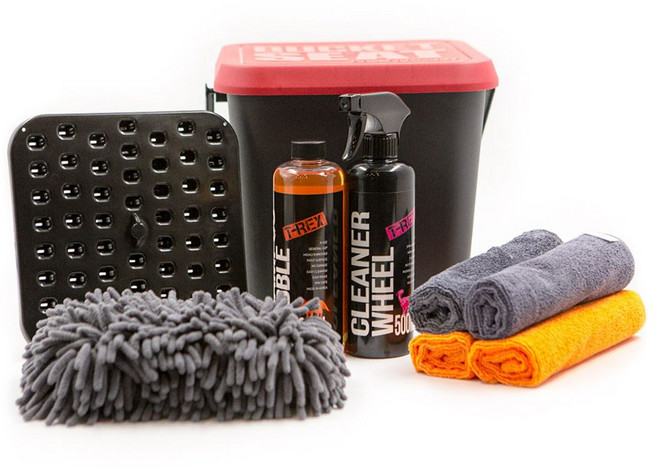 차바치 셀프 세차용품 세트 8종 자동차 세차버킷 손×195rP, 1개