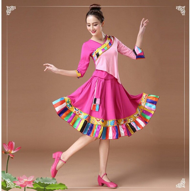 댄스복 아랑 고고 상하복세트 장구 무대의상 전통 행사 무용 화려한 난타복 공연복 단체복 라인 빅사이즈 방송