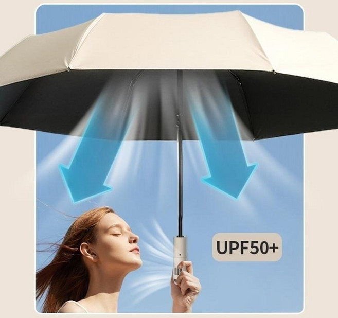 선풍기 양산 접이식 암막 충전식 쿨링 초경량 양우산