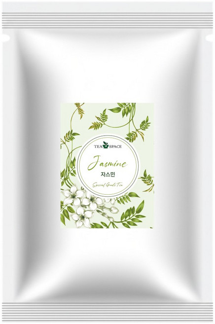 [티스페이스] 프리미엄 자스민 100티백 업소용 카페용 음식점용 대용량, 100개입, 1개, 1g