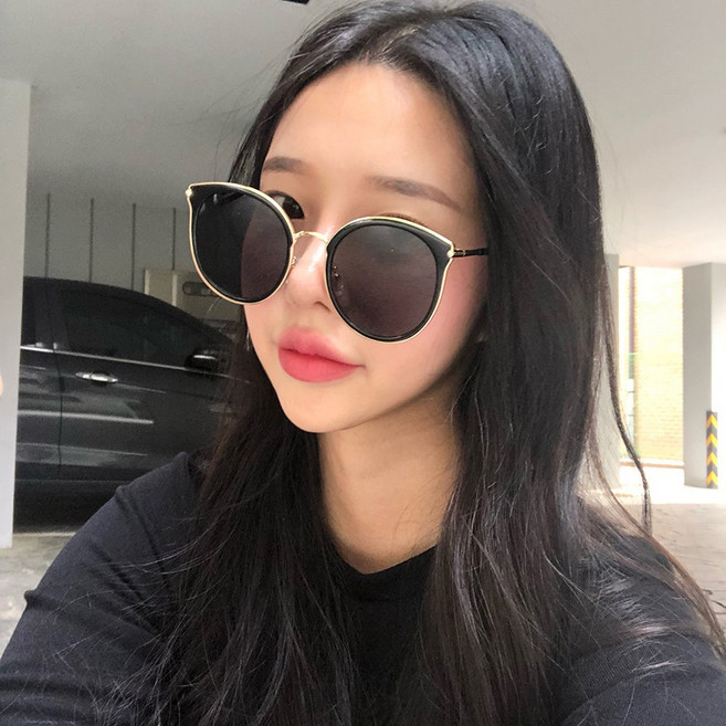 VANANA2 미러 오버사이즈 틴트 편광 선글라스