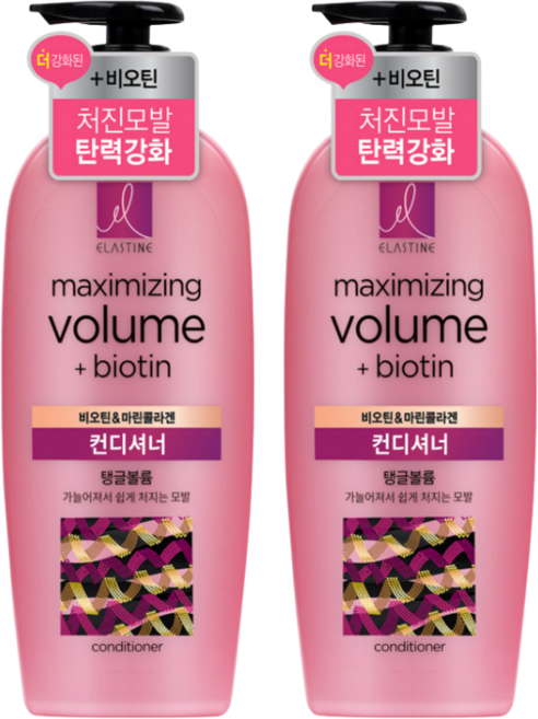 엘라스틴 볼륨 탄력케어 컨디셔너 680ml, 2개