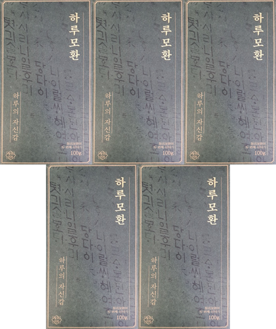 동의보환5박스 하루모환, 100g