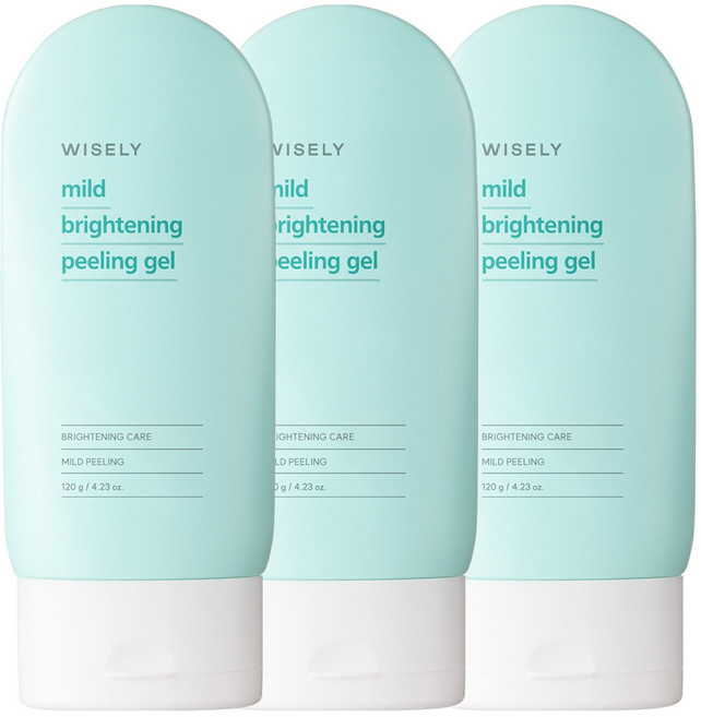마일드 브라이트닝 고마쥬 필링젤 120g x 2개 순한 자극없는 각질제거 수분보습 비타민C 광채피부, 3개