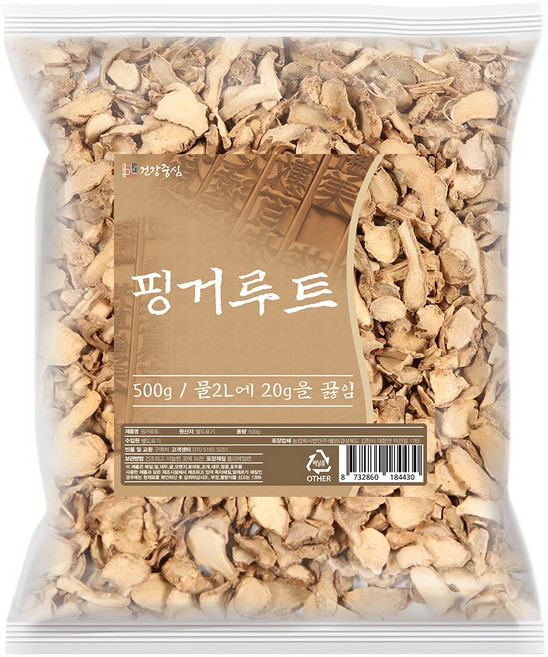 건강중심 말린 핑거루트 건조, 1개, 500g