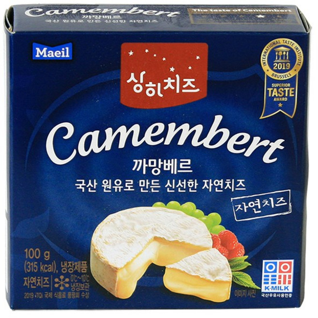 매일유업 상하 까망베르 치즈 100g, 4개