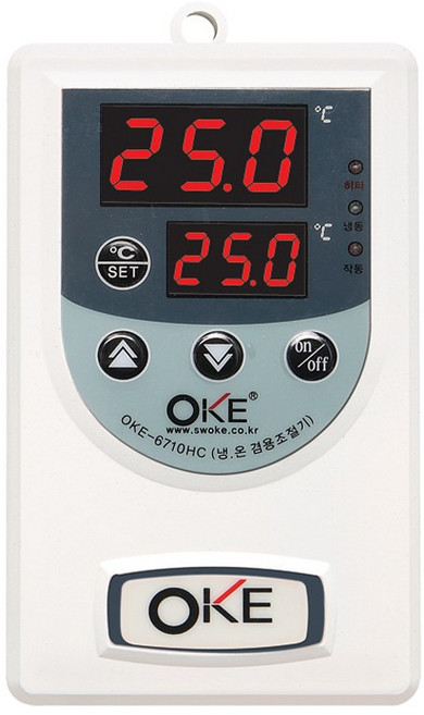 [세원오케이 온도조절기] 양심팜 OKE-6710HC 냉각 히터 겸용, 1개