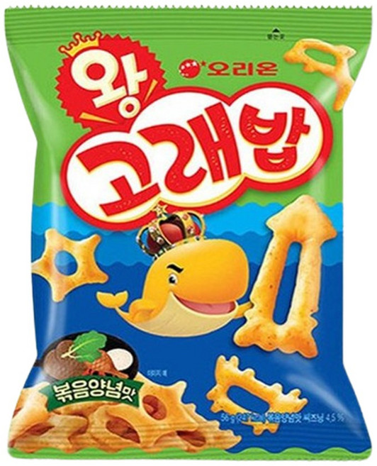 오리온 왕고래밥, 56g, 10개
