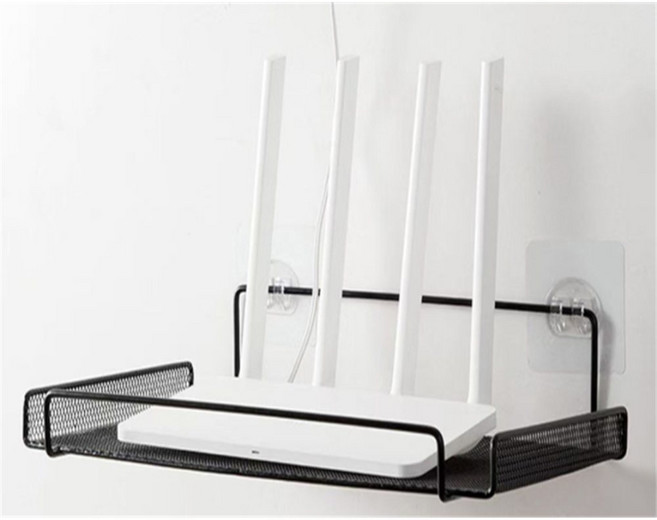 여백상자 공유기 거치대 아트월공유기거치대, 블랙