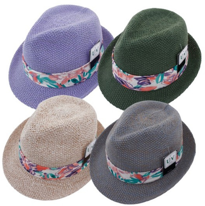 시원한 여름 니트 중절모 남자 여자 중년 신사 페도라 시원한 챙모자/AN-N74