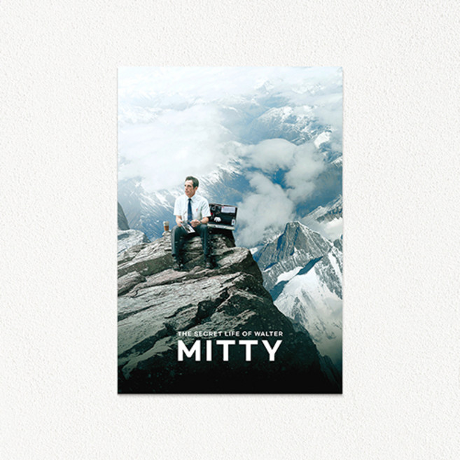 더아트컴퍼니 더 아트 컴퍼니 감성 빈티지 영화포스터 대형 브로마이드 인테리어 캔버스액자 170종 81-120, 86. 윌터의 상상은 현실이 된다A