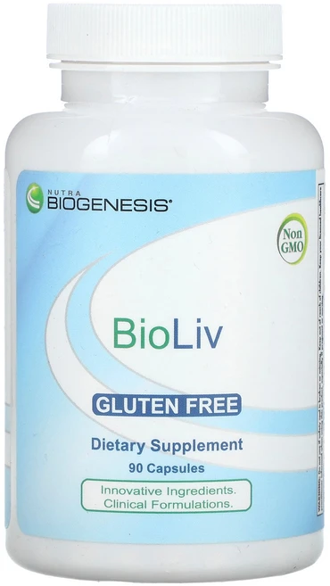 Nutra BioGenesis BioLiv 90 Capsules, Nutra BioGenesis, BioLiv, 90 C, 1개 - 쿠팡
